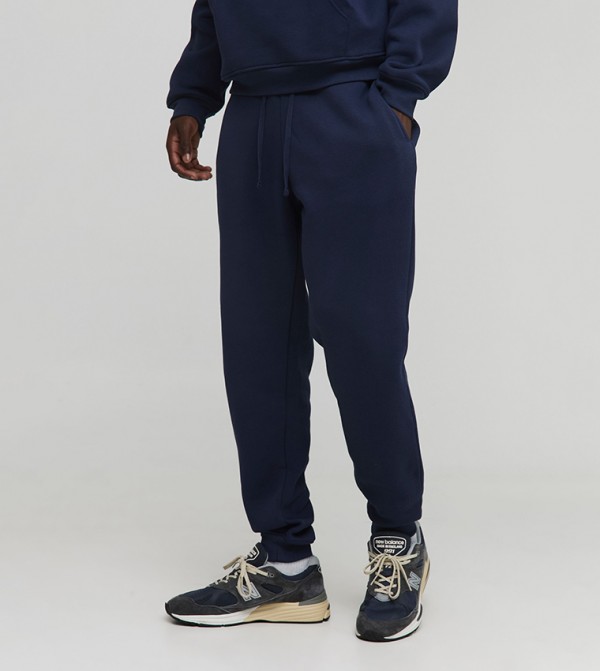 Solid Regular Fit Joggers