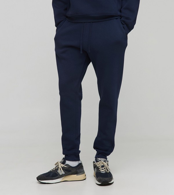 Drawstring Waist Slim Fit Joggers