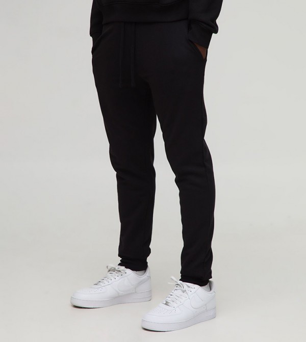 Solid Super Skinny Fit Joggers