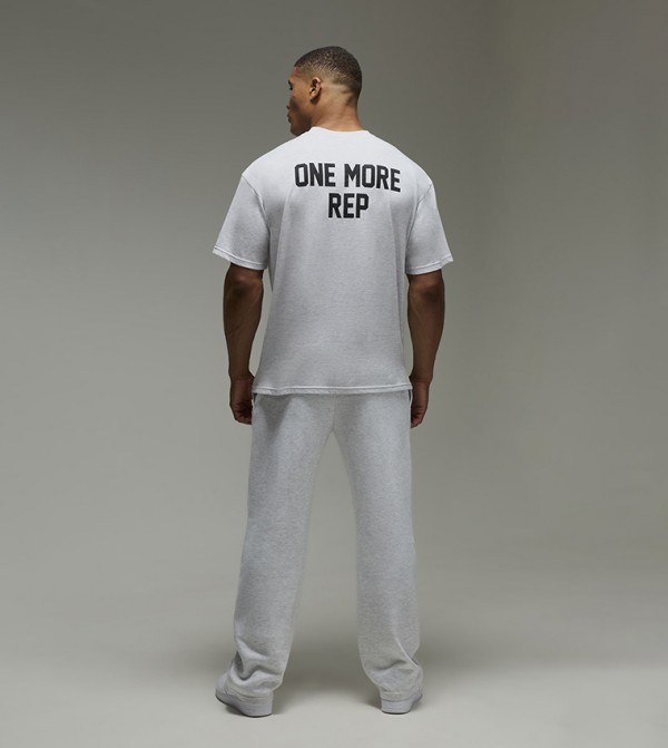 One More Rep Printed Oversized T-Shirt