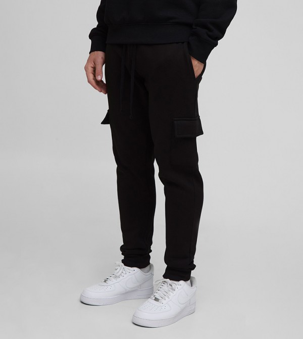 Mid Rise Skinny Fit Cargo Joggers
