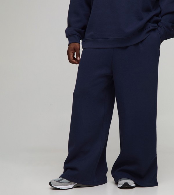 Solid Extreme Wide Leg Sweatpants