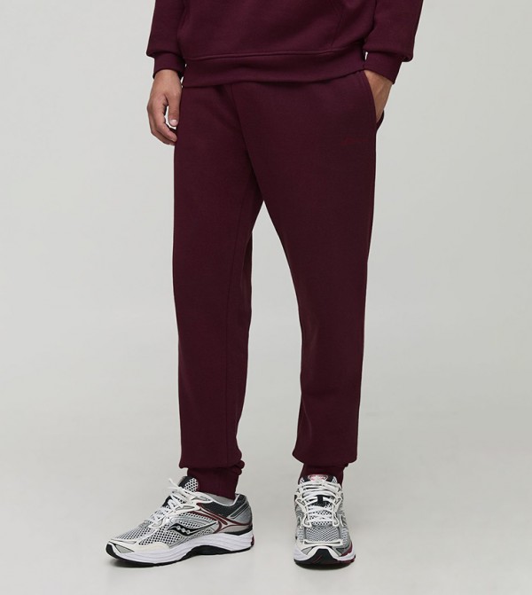 Solid BM Signature Regular Fit Joggers