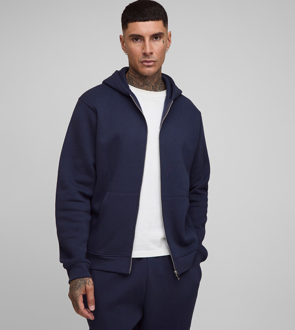 Tall Zip Through Hooded Jacket