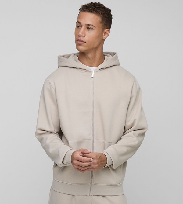 Tall Zip Through Hooded Jacket