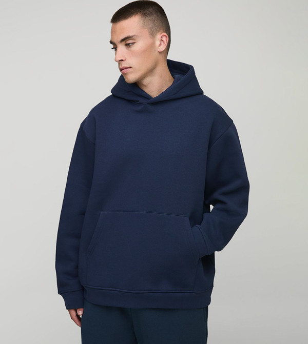 Solid Oversized Hoodie