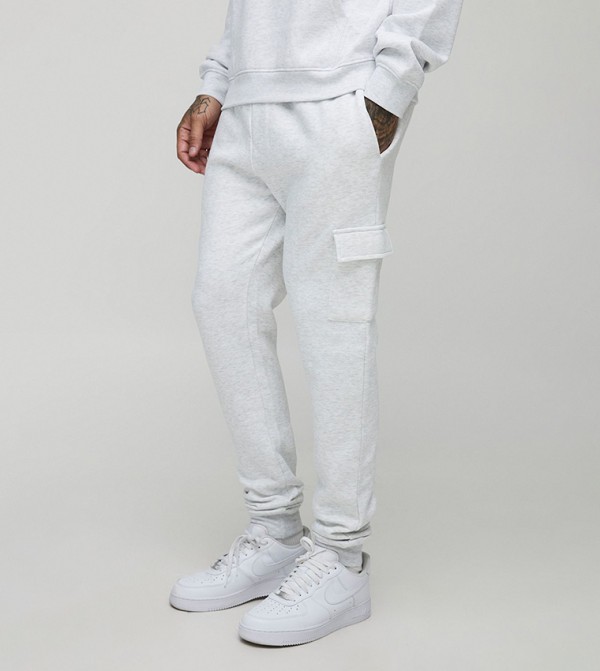 Tall Mid Rise Skinny Fit Cargo Joggers