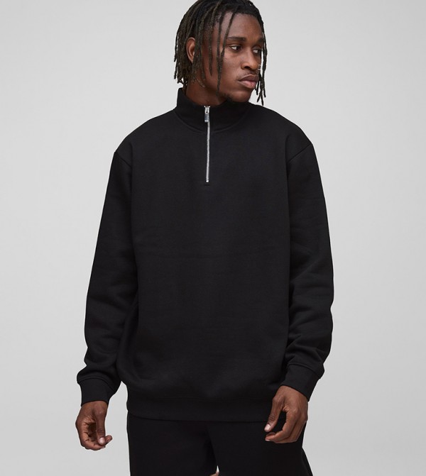 Tall Funnel Neck Oversized Sweatshirt