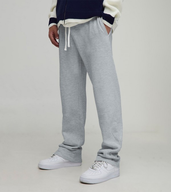 Ribbed Relaxed Fit Sweatpants