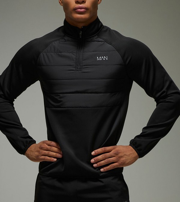 Lightweight Quilted 1/4 Zip Active Jacket