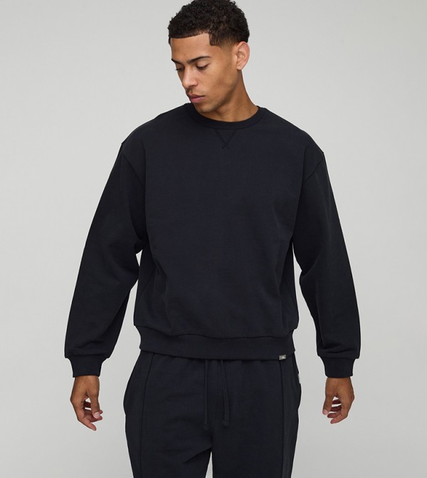 Premium Man Script Heavyweight Oversized Sweatshirt