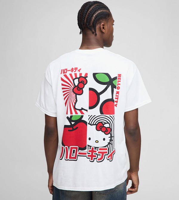 Hello Kitty License Printed Oversized T-Shirt