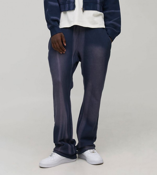 Slim Stacked Streak Wash Man Sport Embroidered Sweatpants