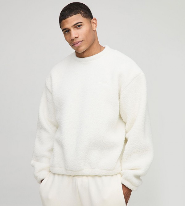 Embroidered Oversized Sweatshirt