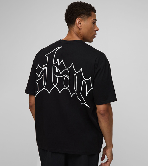 Oversized Star Printed T-Shirt
