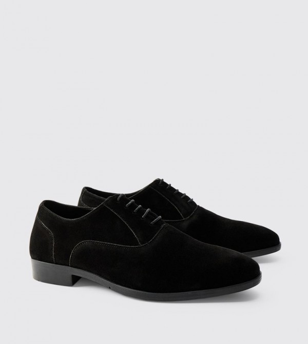 Velvet Oxford Formal Shoes