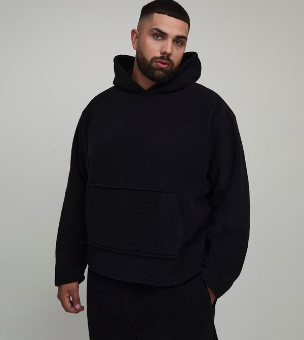 هودي اوفرسايز للمقاسات الواسعة والطويلة 