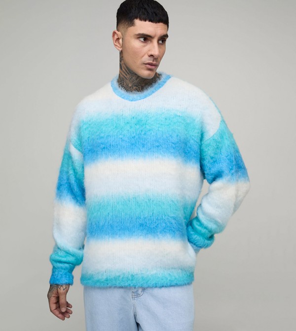 سويتر جامبر أوفرسايز للمقاسات الطويلة 