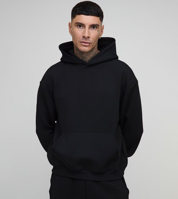 Tall Bonded Scuba Oversized Hoodie