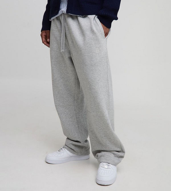 BM Scroll Baggy Barrel Fit Sweatpants