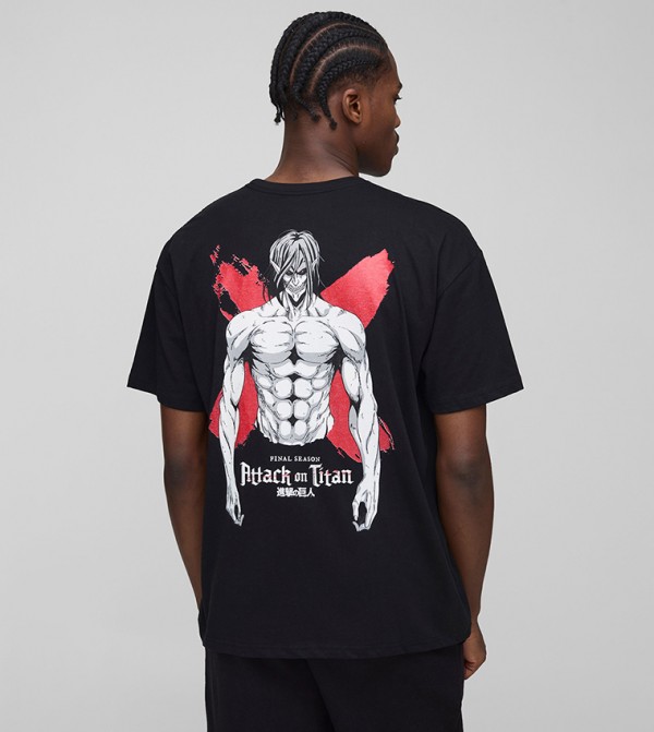 Attack On Titan License Printed Oversized T-Shirt