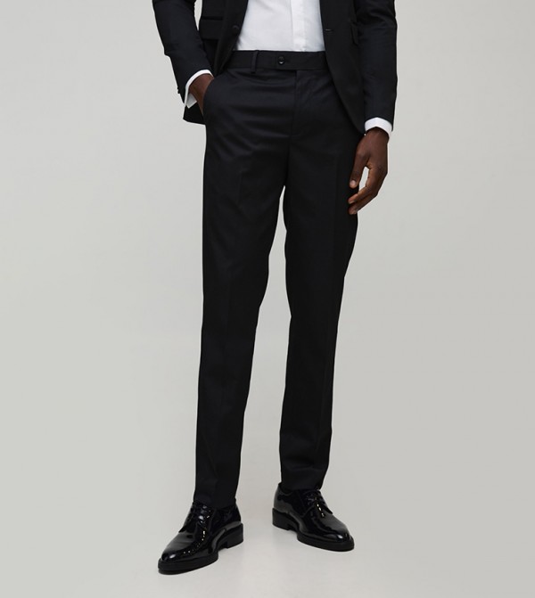 Skinny Fit Tuxedo Formal Trousers