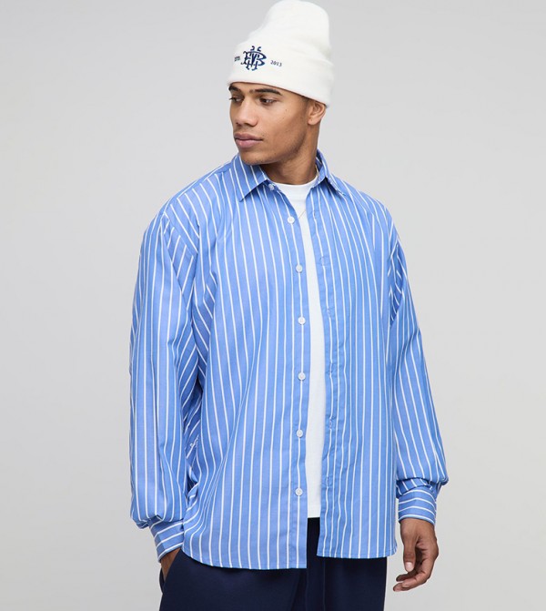 New York Embroidered Oversized Shirt