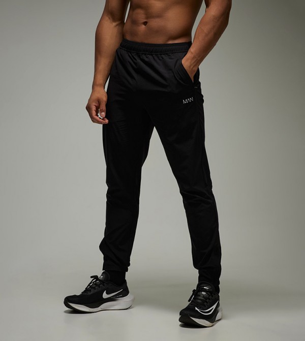 Elastic Waist Cuffed Regular Fit Active Joggers