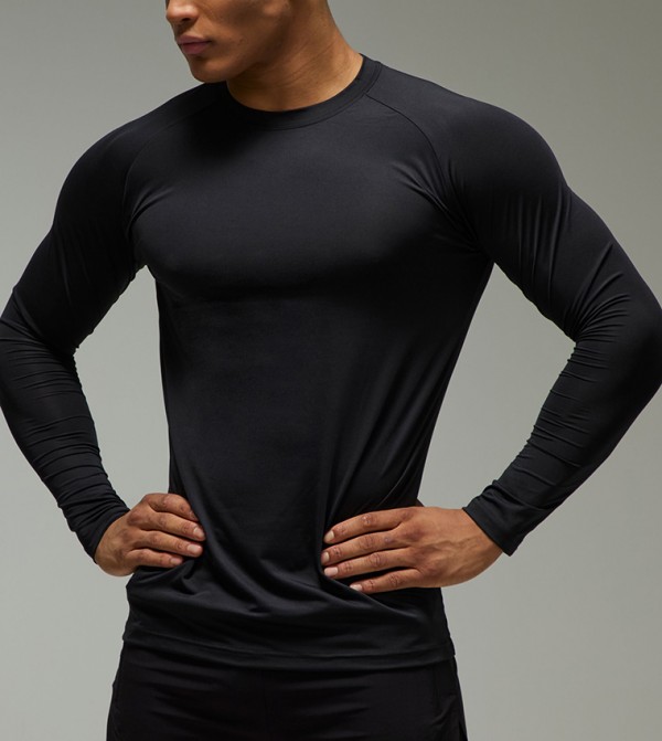 Lightweight Regular Fit Long Sleeves Active T-Shirt