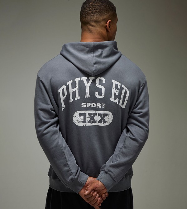 Phys Ed Washed Oversized Hoodie