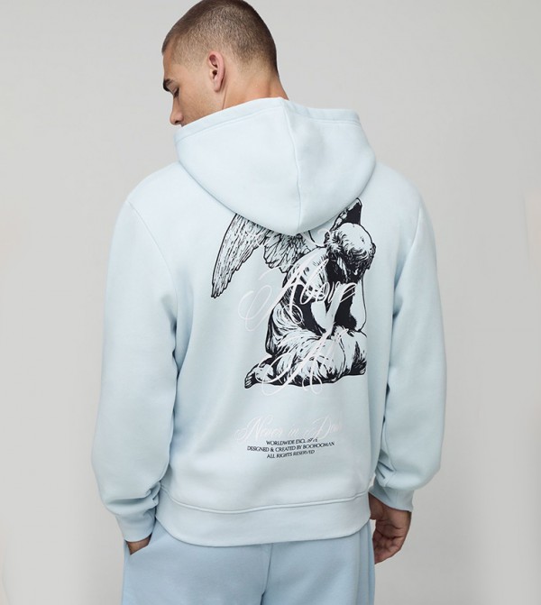 Washed Renaissance Graphic Hoodie