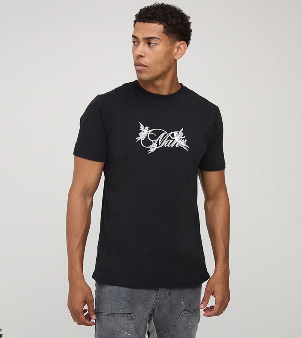 Printed Heavyweight Interlock T-Shirt