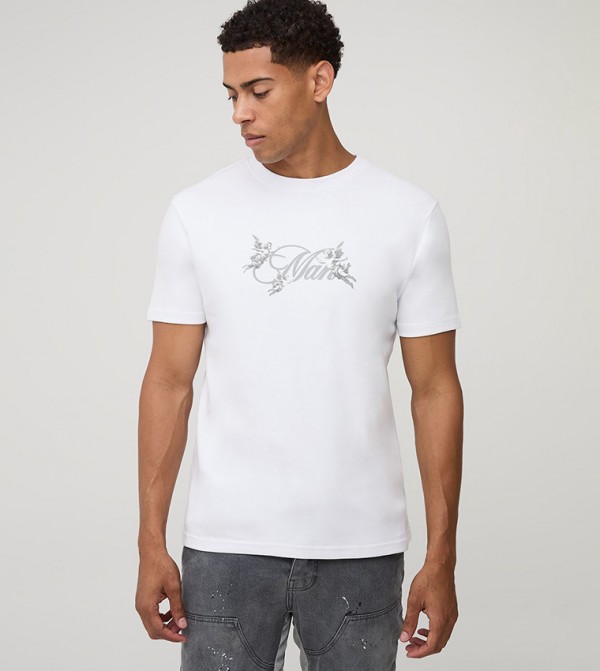 Printed Heavyweight Interlock T-Shirt
