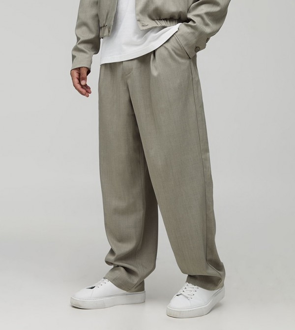 بنطال رسمي بكسرة أمامية