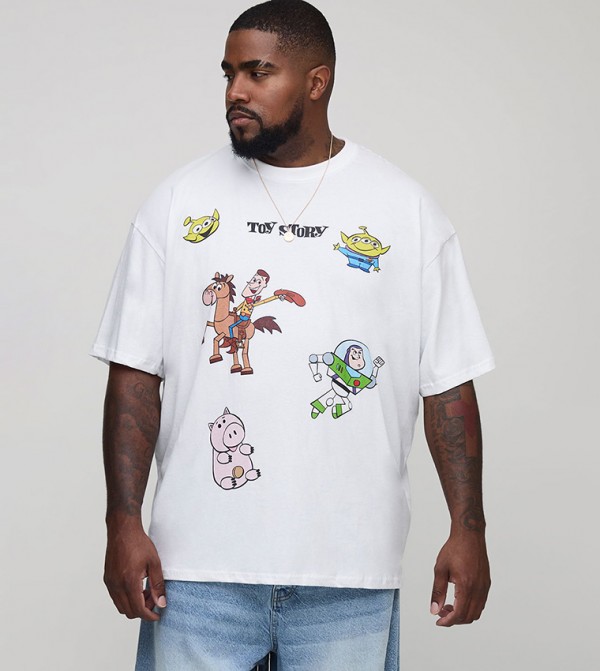 Toy Story Disney License Print Oversized T-Shirt