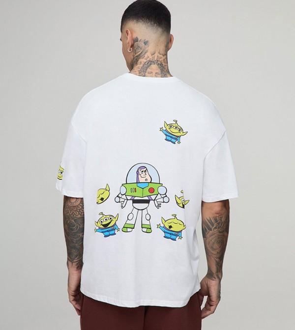Tall Toy Story Disney License Print Oversized T-Shirt