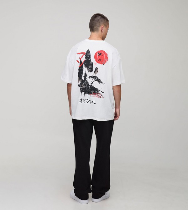 Tokyo Printed Oversized T-Shirt