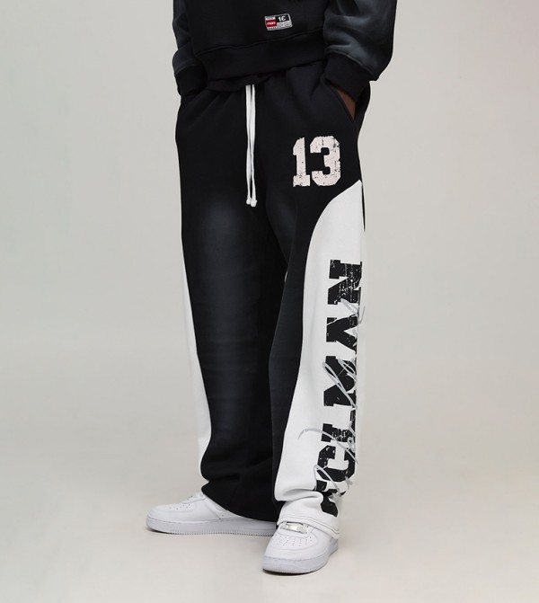 Ofclman Spray Washed Gusset Baggy Fit Sweatpants