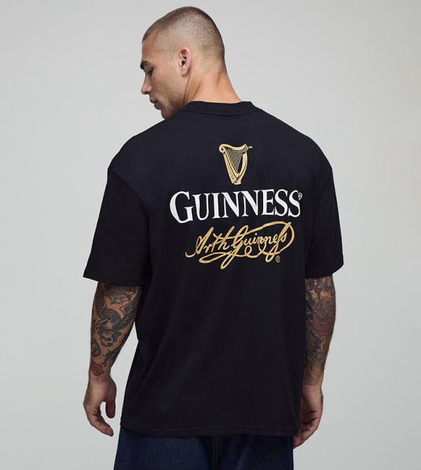 Guinness License Printed Oversized T-Shirt