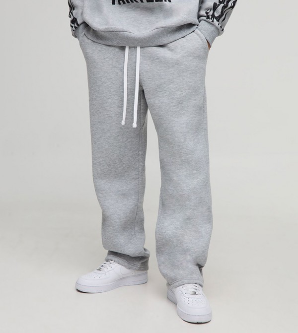 Drop Crotch Drawstring Waist Sweatpants