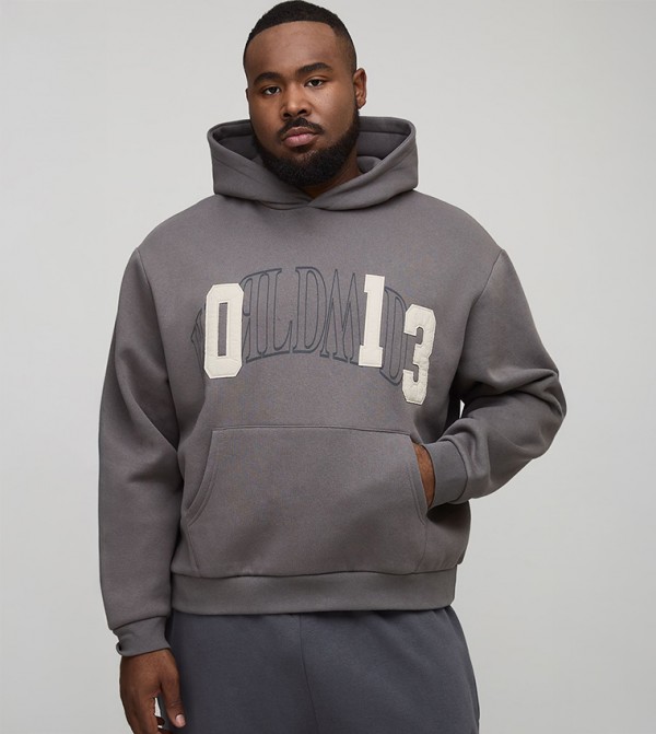 Worldwide Applique Oversized Hoodie