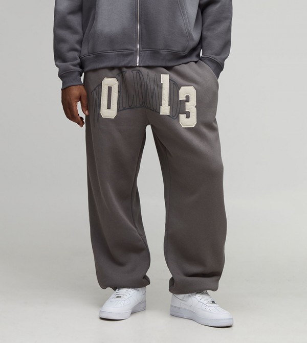 بنطال جوغر واسع للمقاسات الكبيرة والطويلة 