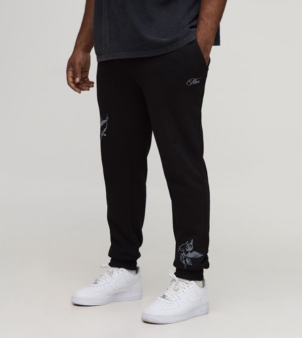 Regular Fit Cherub Worldwide Print Joggers