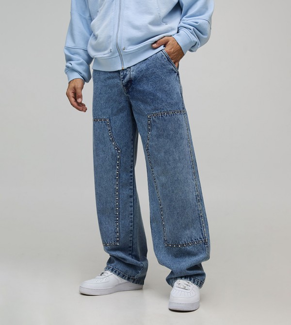Carpenter Studded Relaxed Fit Jeans