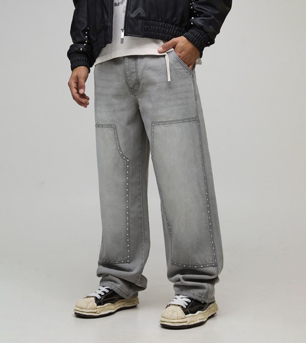 Carpenter Studded Relaxed Fit Jeans