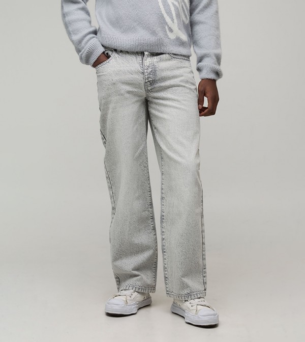 Washed Relaxed Fit Jeans