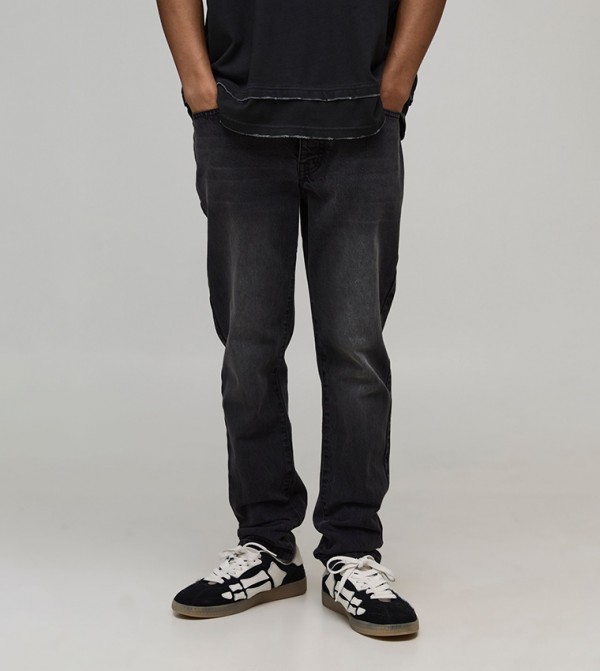 Washed Slim Fit Jeans