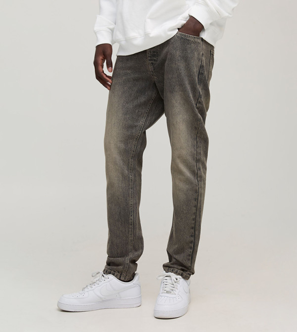 Faded Mid Rise Slim Fit Jeans