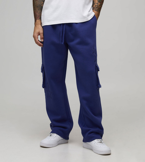 Star Applique Baggy Fit Sweatpants