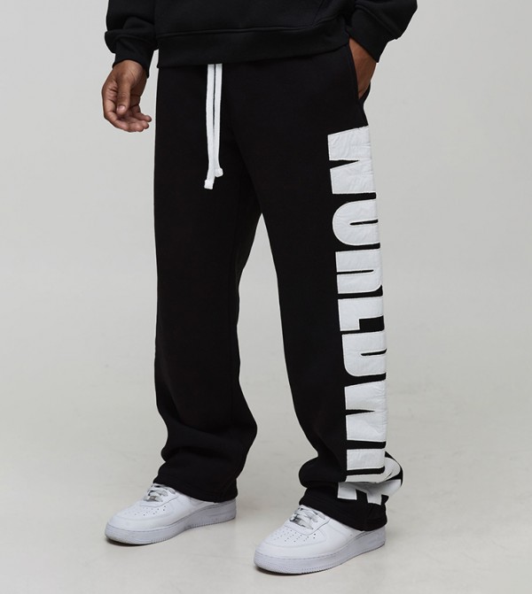 Worldwide Applique Straight Fit Sweatpants